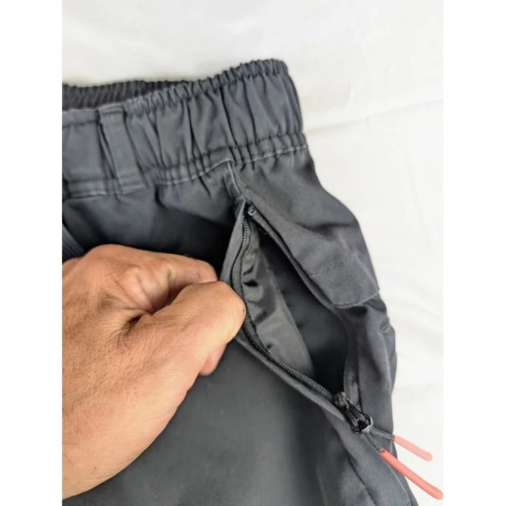 Adidas TH PNT Twill Sports Joggers Pants Black Belted Pants Men's S